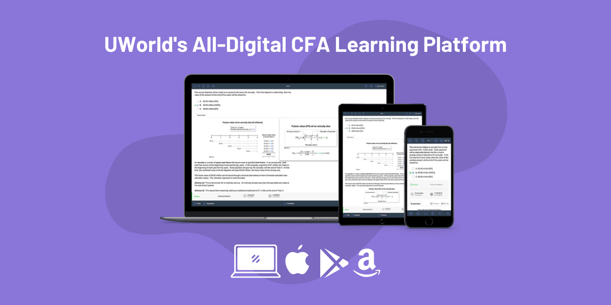 UWorld CFA Provider All Digital Platform