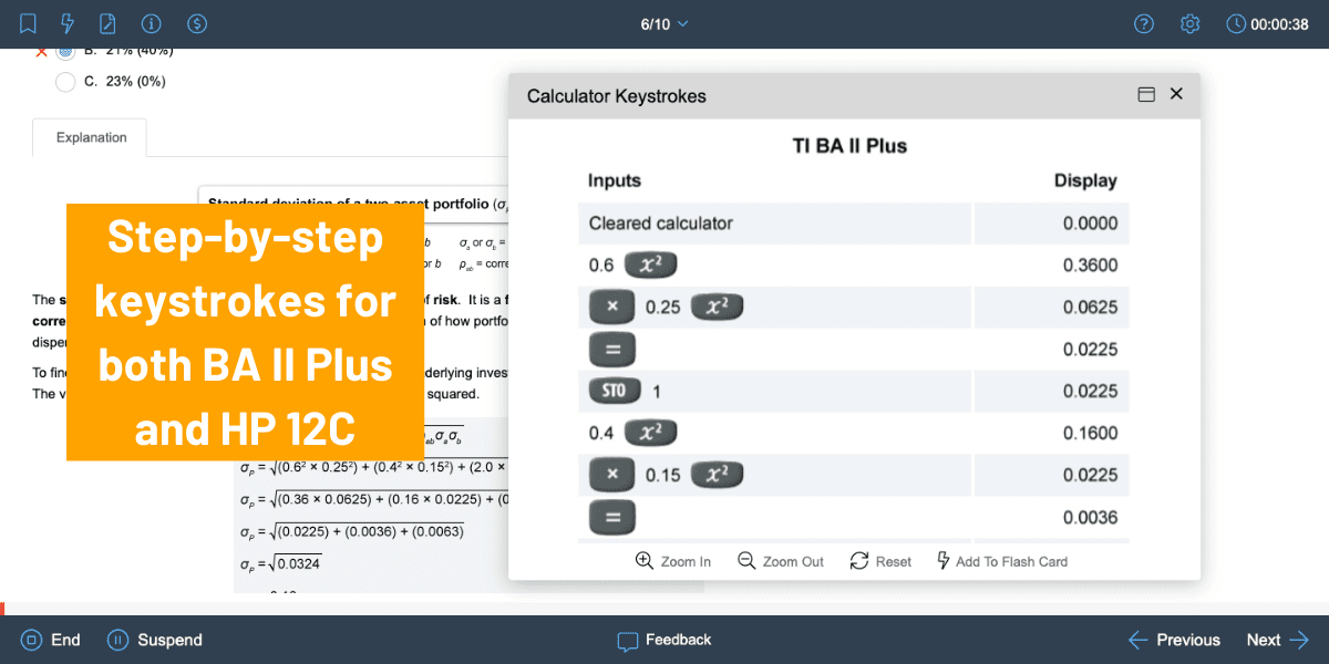 Education Prep Powerhouse UWorld Starting a Big Push into CFA Exams 10 UWorld CFA Provider Calculator Keystrokes