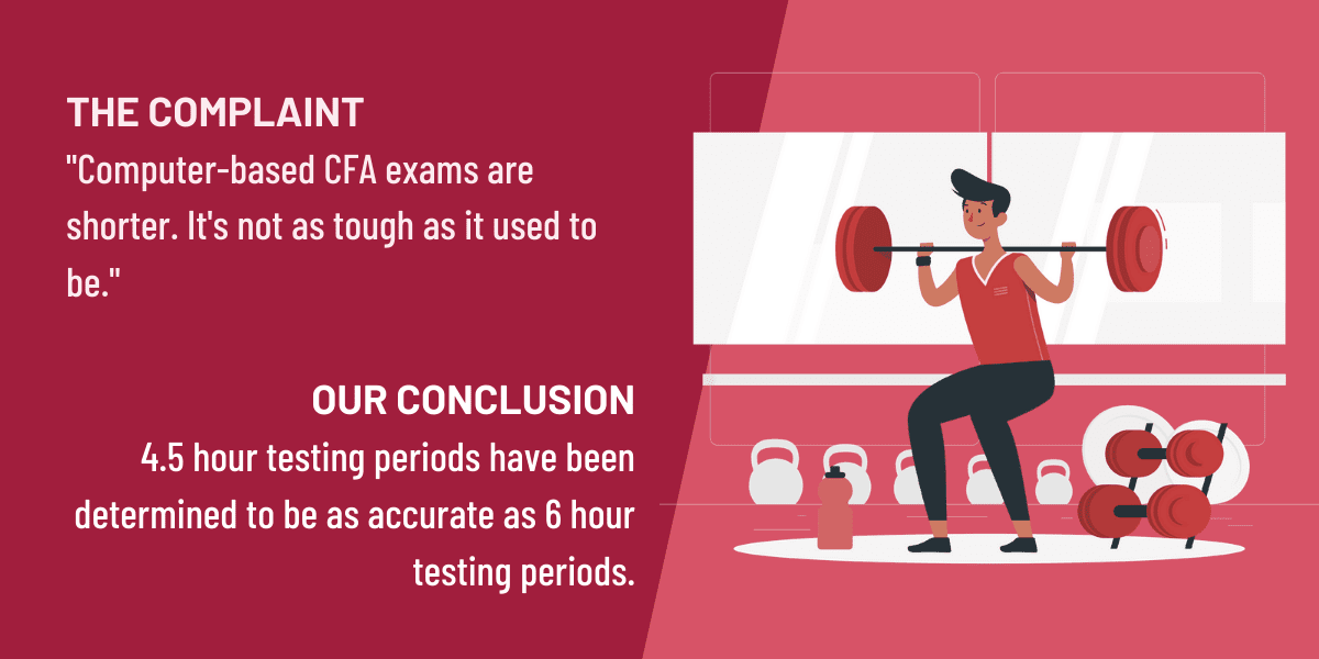 Are Computer-Based CFA Exams 'Less Prestigious'? Here's Why We Don't Think So 3 Computer-based CFA exams are shorter and not as tough