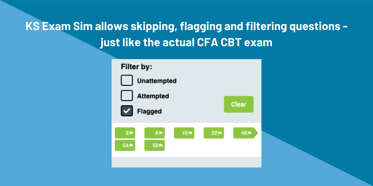 Kaplan Schweser Exam Sim: An Exam-Day CBT Experience for CFA Mock Exams 4 Picture