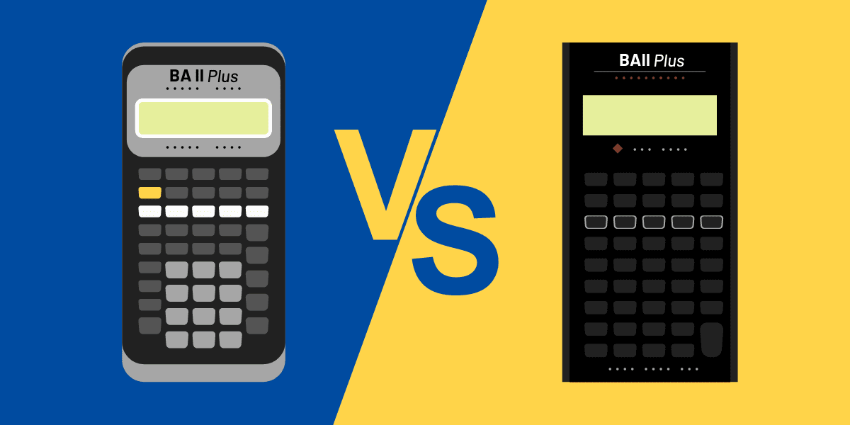 BA II Plus vs BA II Plus Professional