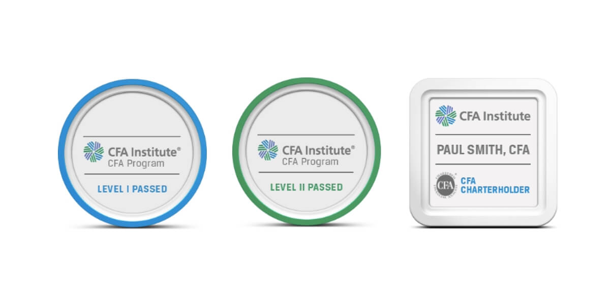 How To Properly Show CFA On Resume and LinkedIn 1 CFA Institute Digital Badges Basno