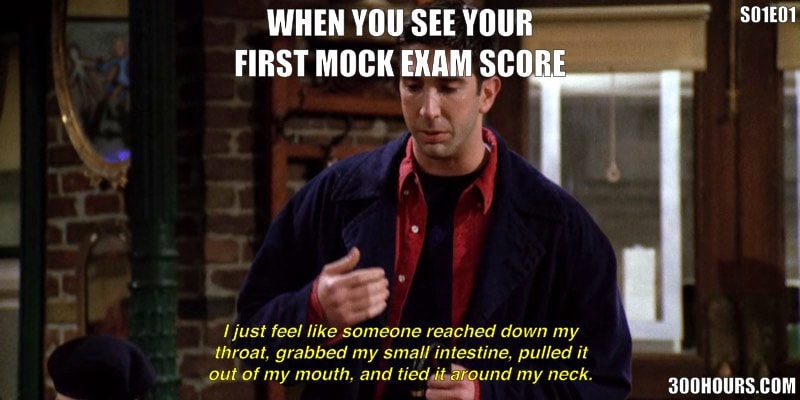 CFA Friends Meme: Improve Low CFA Mock Exam Scores