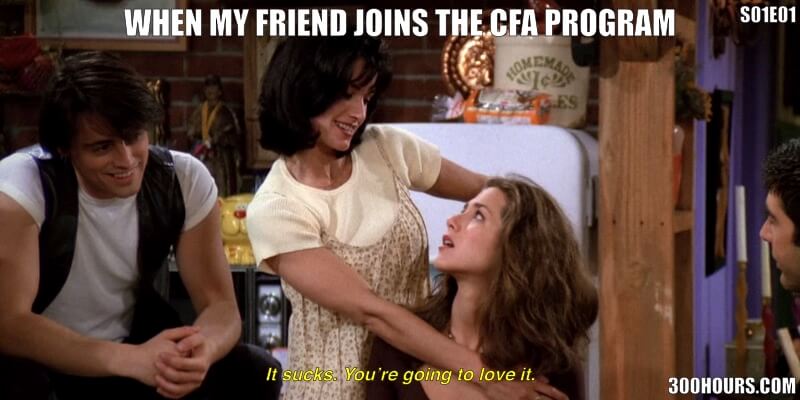 CFA® Exam Meme Challenge: Memefying Every Friends Episode in Season 1 2 CFA Friends Meme: Starting the CFA Program Exams