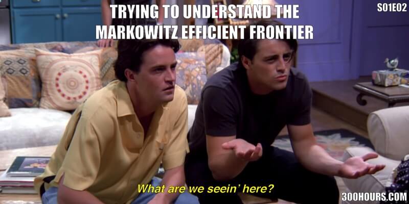 CFA® Exam Meme Challenge: Memefying Every Friends Episode in Season 1 4 CFA Friends Meme: Difficult CFA Topics Markowitz Efficient Frontier