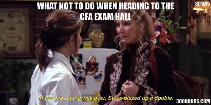 CFA® Exam Meme Challenge: Memefying Every Friends Episode in Season 1 19 CFA Friends Meme: What not to do for the CFA exams