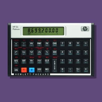 hp12c platinum calculator