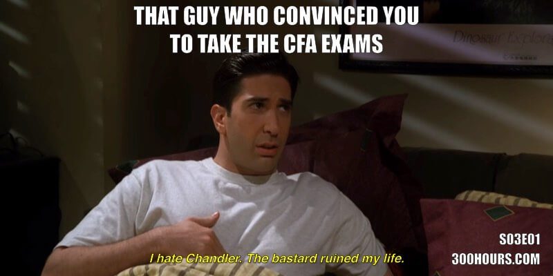 CFA Friends Meme: Registering for the CFA exams