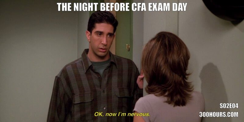 CFA® Exam Meme Challenge: Every Friends Episode in Season 2 6 CFA Friends Memes: Nervous before CFA Exam Day