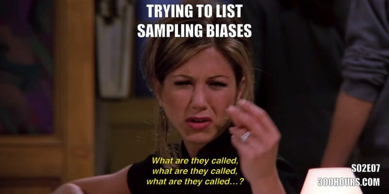 CFA® Exam Meme Challenge: Every Friends Episode in Season 2 10 CFA Friends Memes: Listing Sampling Biases
