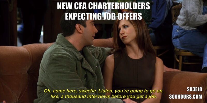 CFA® Exam Meme Challenge: Every Friends Episode in Season 3 11 CFA Friends Meme: CFA charterholders expecting job offers