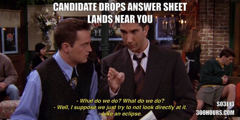 CFA® Exam Meme Challenge: Every Friends Episode in Season 3 15 CFA Friends Meme: Copying in the CFA exams