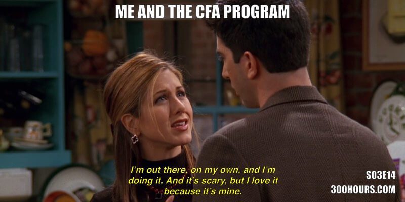 CFA® Exam Meme Challenge: Every Friends Episode in Season 3 16 CFA Friends Meme: Me and the CFA Program