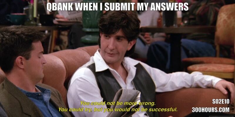 CFA® Exam Meme Challenge: Every Friends Episode in Season 2 16 CFA Friends Memes: Qbank Wrong Answer