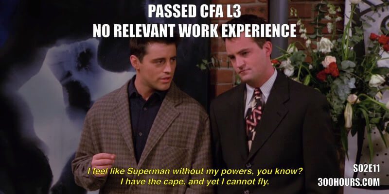 CFA® Exam Meme Challenge: Every Friends Episode in Season 2 17 CFA Friends Memes: CFA Work Experience After Passing