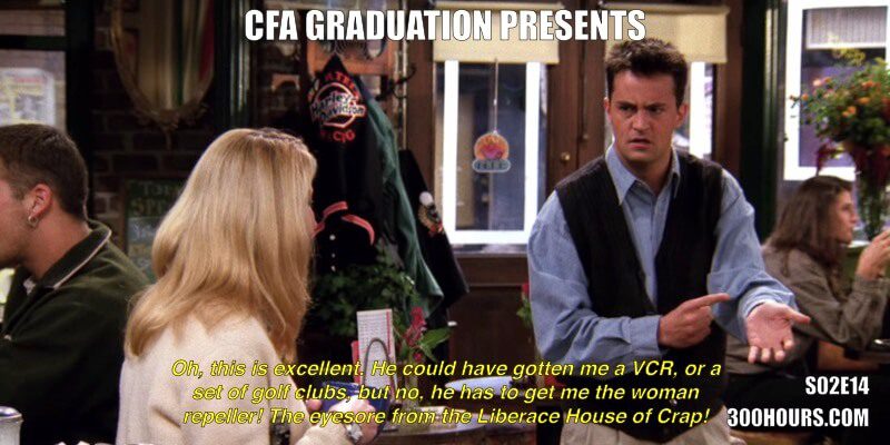 CFA Friends Memes: CFA Graduation Present Ideas