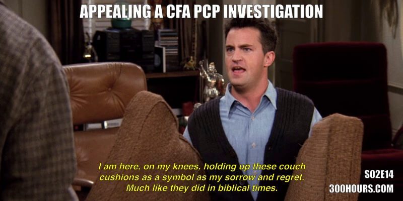 CFA® Exam Meme Challenge: Every Friends Episode in Season 2 20 CFA Friends Memes: PCP investigation