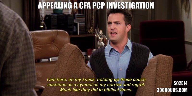 CFA Friends Memes: PCP investigation