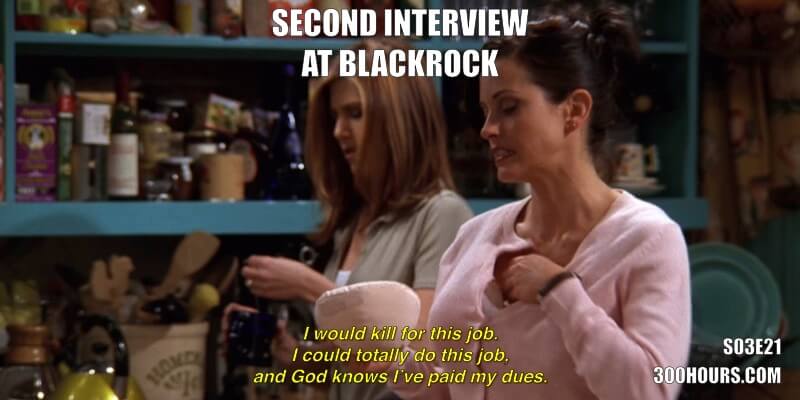 CFA Friends Meme: Second Interview at Blackrock