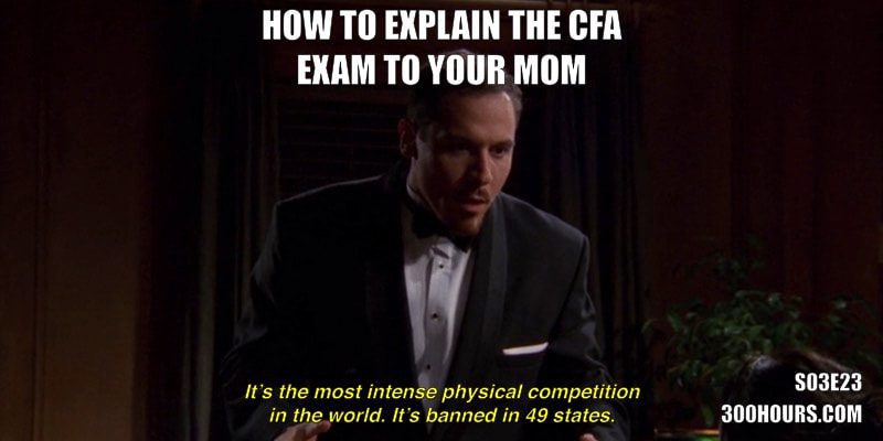CFA Friends Meme: How to explain the CFA exam to your mom