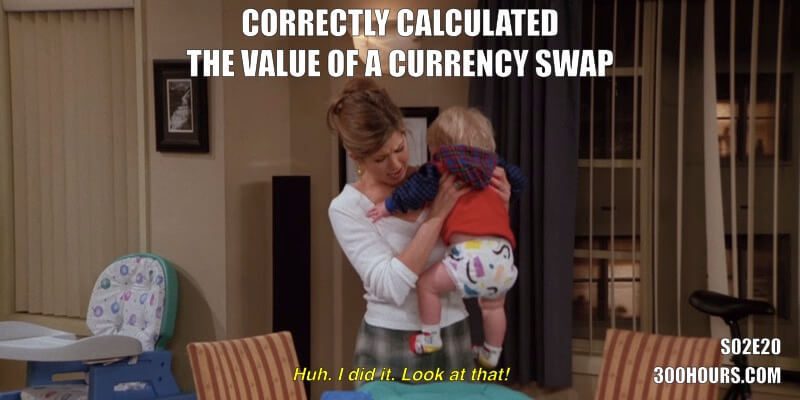 CFA® Exam Meme Challenge: Every Friends Episode in Season 2 28 CFA Friends Memes: Valuing currency swaps