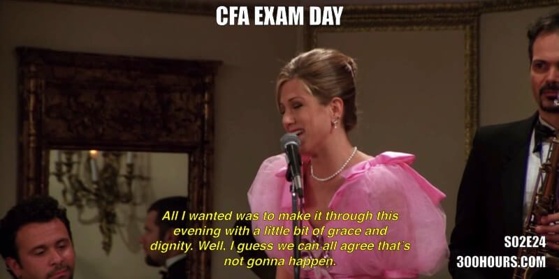 CFA Friends Memes: CFA Exam Day