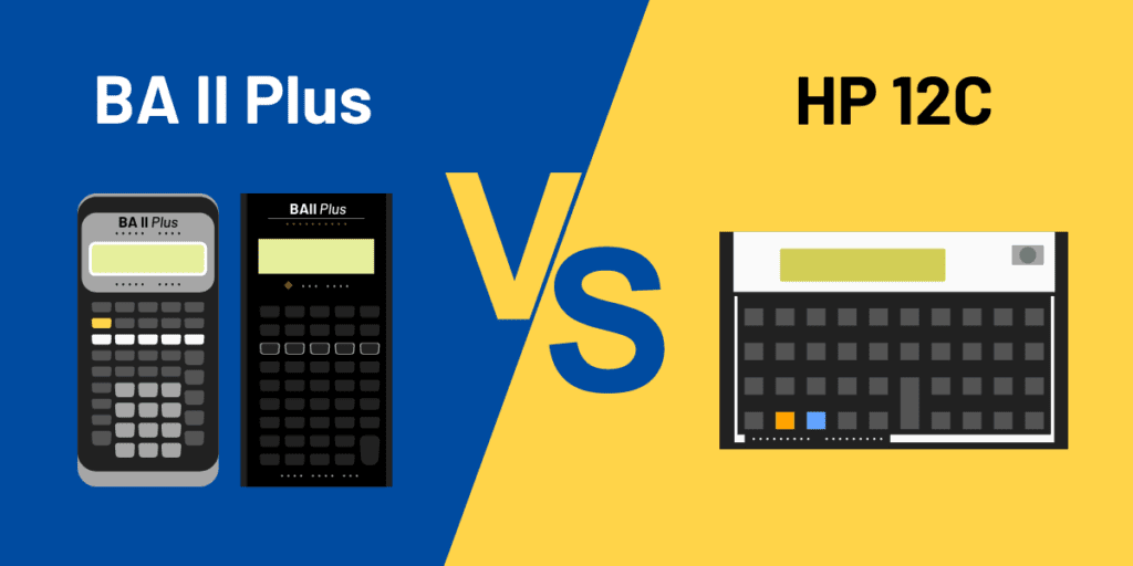 ti ba ii plus vs hp 12c