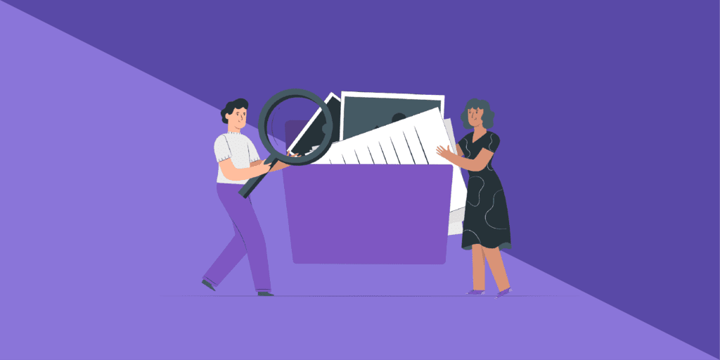 CV Writing: 11 Top Resume Tips and Tricks You Must Know 4 magnifying glass search documents files folders