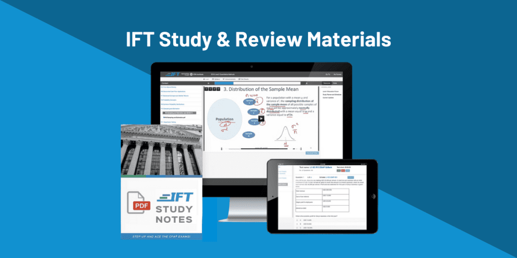 IFT CFA: Detailed Reviews, Study Packages & Discounts 22 IFT CFA Study and Review Materials