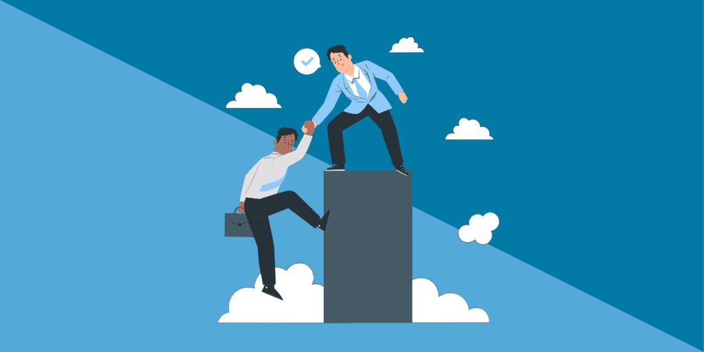 How to Switch Careers from Engineering to Finance 9 teamwork help colleague workforce