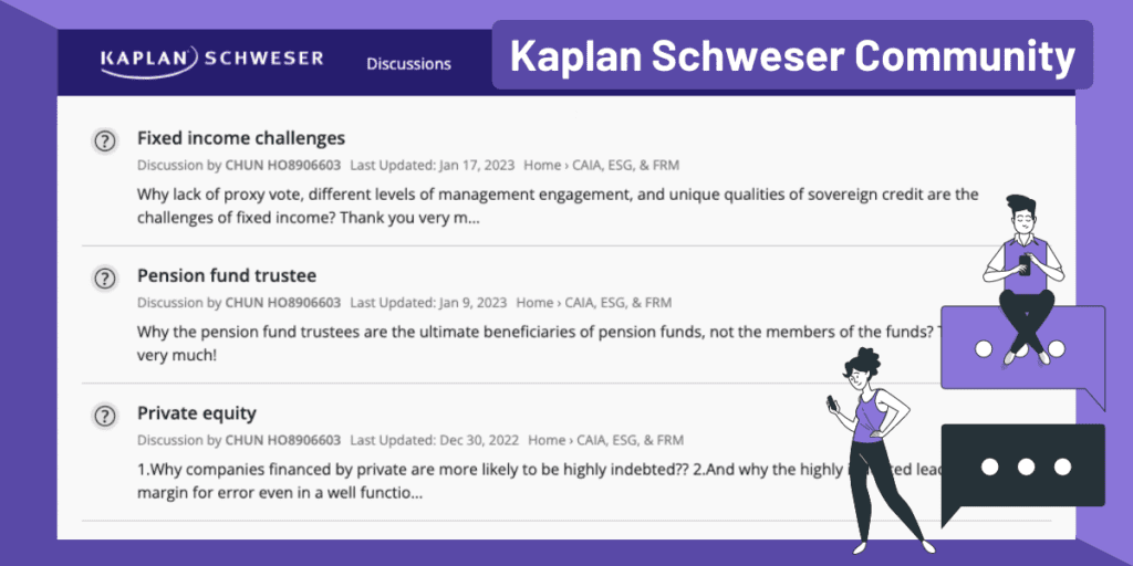 Kaplan Schweser Launches Certificate in ESG Investing Course (In-Depth Review) 9 Kaplan Schweser Community ESG