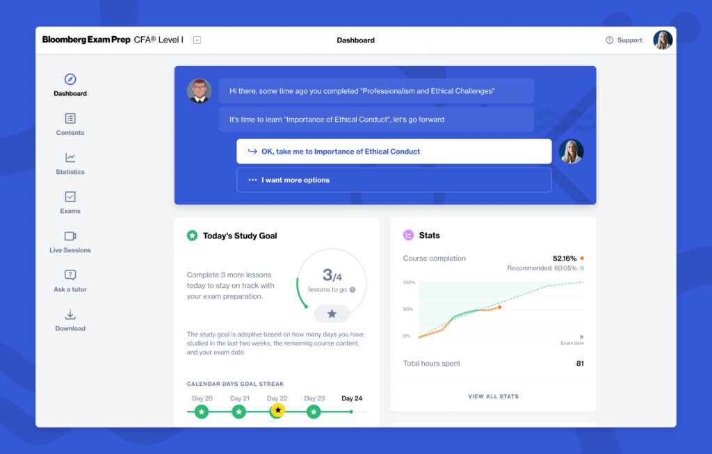 Bloomberg CFA Prep: Detailed Reviews, Products & Discounts 31 1 300h img dash